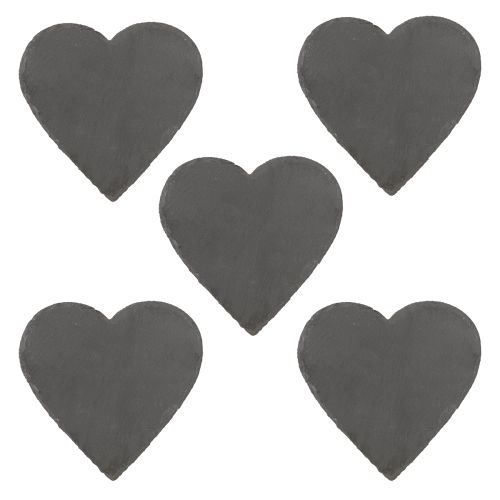 položky Břidlicová dekorace ve tvaru srdce pro stylovou výzdobu stolu a kreativní nápady