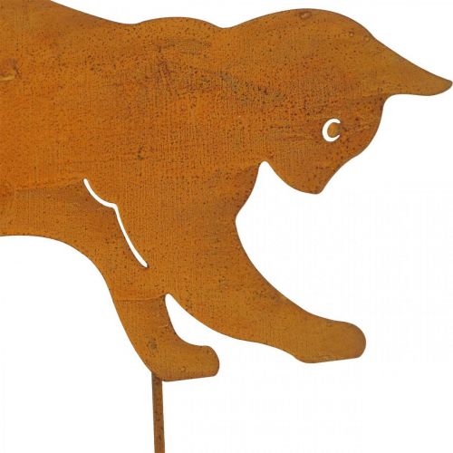 Floristik24 Patina Garden Stake Cat Playing Retro Vintage V41cm