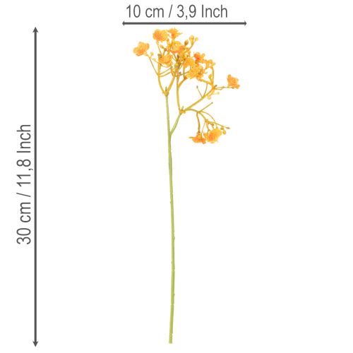 Umělá větvička pomerančové větvičky pro květinovou výzdobu 30cm 10ks | Floristik24.cz