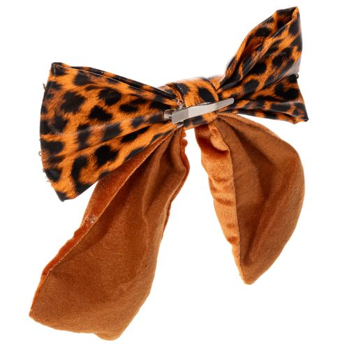 Dekorativní mašle s leopardím