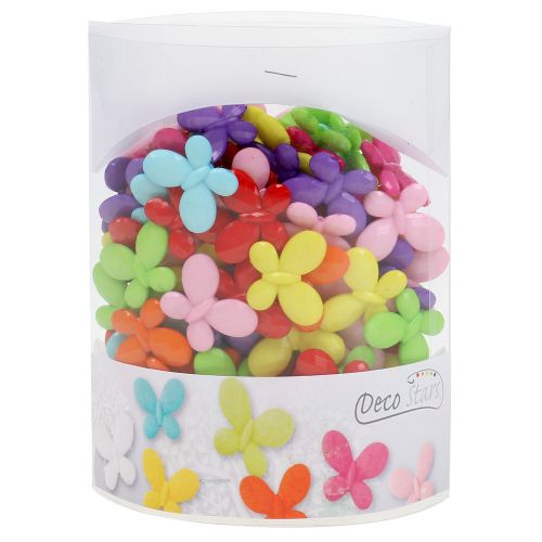 Floristik24 Motýl 3cm x 2,3cm na posypání 200g tříděný