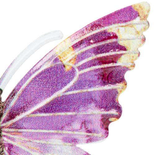 Floristik24 Přívěsek motýl pro umělecké zdobení obytných prostor, 8 cm, 5 kusů