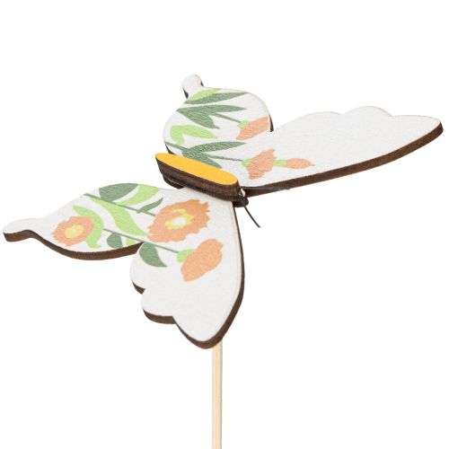 položky Kůlky ve tvaru motýla, ideální jako poutače do zahrady nebo květináče, 29 cm, 12 kusů