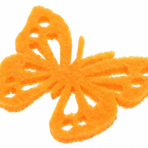 položky Plstěná dekorace na stůl Motýl Rozmanité 3,5 × 4,5 cm 54 kusů Různé barvy