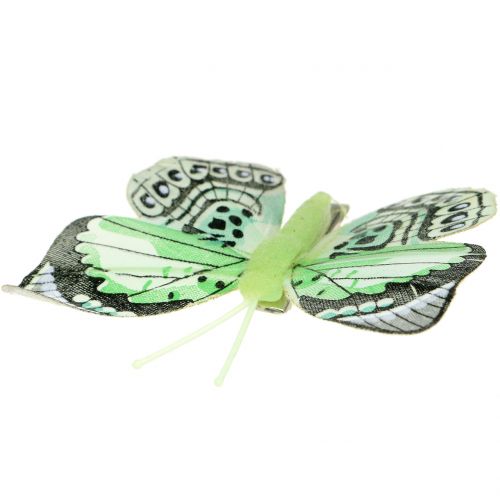 Floristik24 Deco motýl na klipu tříděný 5cm - 8cm 10ks