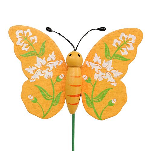 položky Motýlí barevné řazení. 6cm L25cm 15 ks