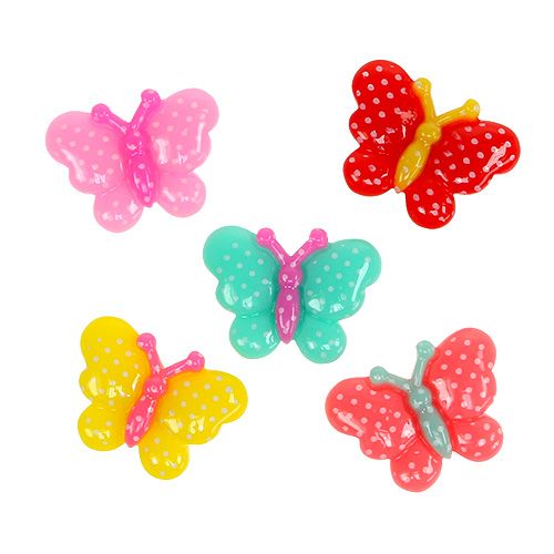 Motýlci mini 2cm vícebarevní 24ks