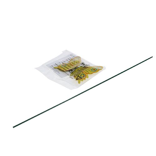 Floristik24 Motýl na špejli 8cm žlutý