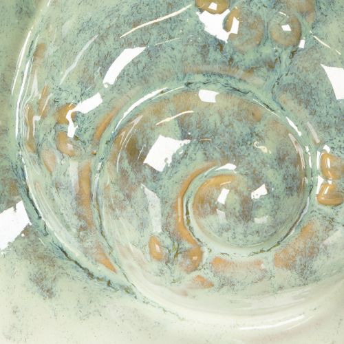 položky Keramická dekorativní figurka šneka pro stylové bydlení a okouzlující stolní dekorace, 16 cm