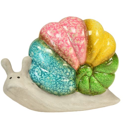 Dekorativní šnek dekorativní figurka keramická barva 19cmx8,5cmx14,5cm