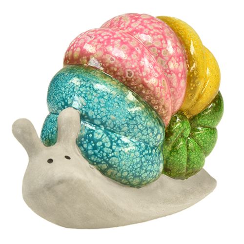 položky Dekorativní šnek dekorativní figurka keramická barva 19cmx8,5cmx14,5cm