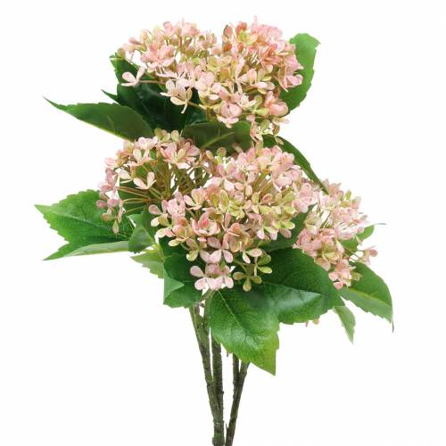 položky Keř sněhové koule zelený růžový bílý umělý 49cm
