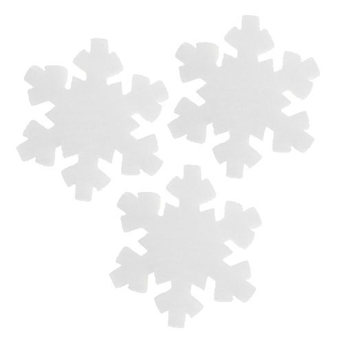 Vločka bílá 7cm 8ks