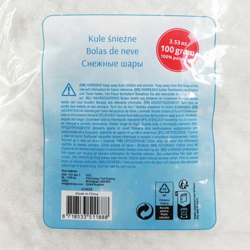 položky Sněhové vločky vločková umělá Sněhurka 100g × 4ks