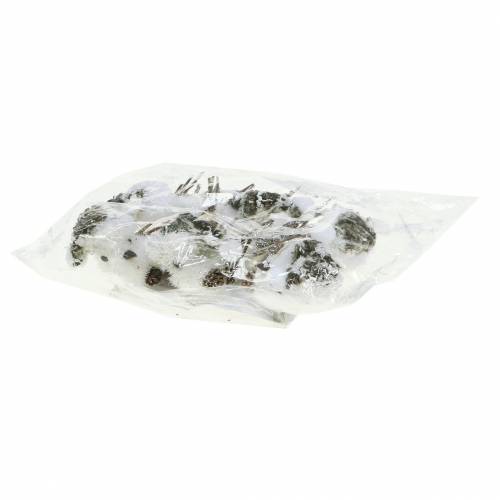 Floristik24 Sněžný ptáček na klipu 8cm x 6,5cm 6 ks