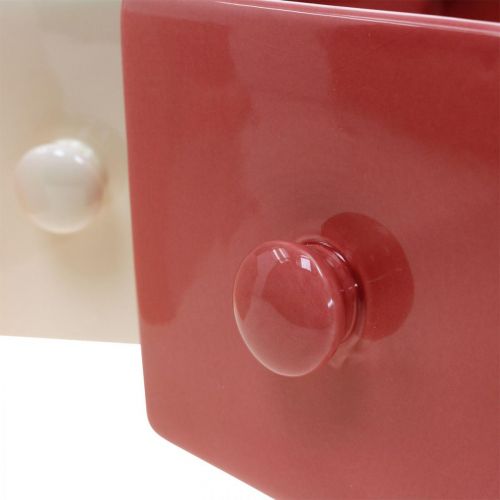 Floristik24 Zásuvka na rostliny, dekorativní zásuvka, keramická nádoba, květináč 6 ks