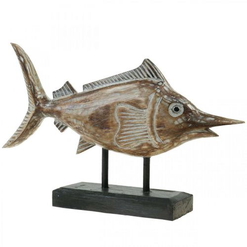 Floristik24 Swordfish Deco Fish Wood Maritime Deco L40×V24,5cm