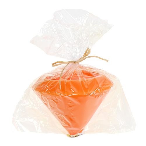 Floristik24 Plovoucí svíčka v oranžové Ø16cm