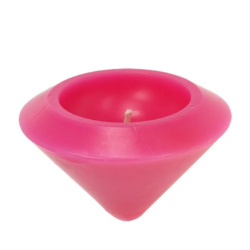 Floristik24 Plovoucí svíčka v růžové barvě Ø13cm