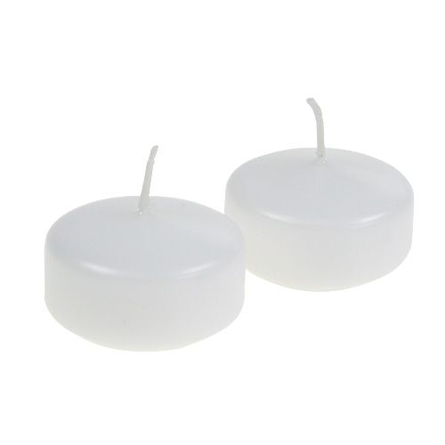 položky Plovoucí svíčky bílé 4,5cm 8 ks