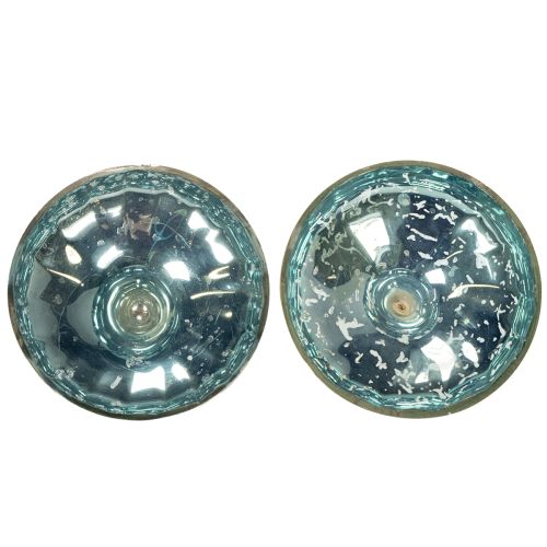 položky Skleněný plovoucí svícen na čajové svíčky pro elegantní akcenty v každé místnosti, 10 cm, 2 kusy