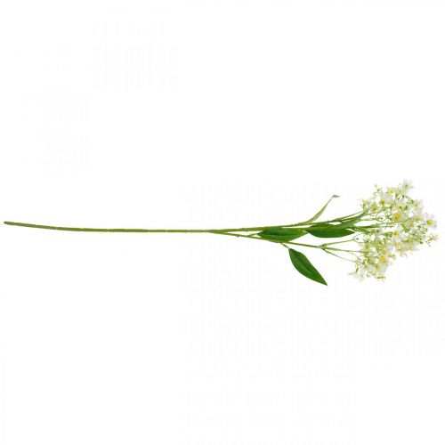 Floristik24 Umělý hedvábný výbuch, květinová dekorace, hedvábná květina, ozdobná květina bílá L72cm
