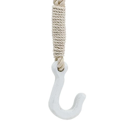 Floristik24 Naviják, takeláž L80cm bílá, modrá, přírodní