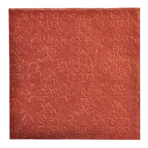 Floristik24 Ubrousky Bordeaux Emboss Ornaments 33x33cm 15ks