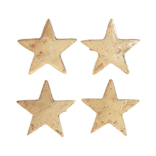 položky Kroužky na ubrousky star zlaté kov starožitného vzhledu 6,5cm Ø4cm 4 ks