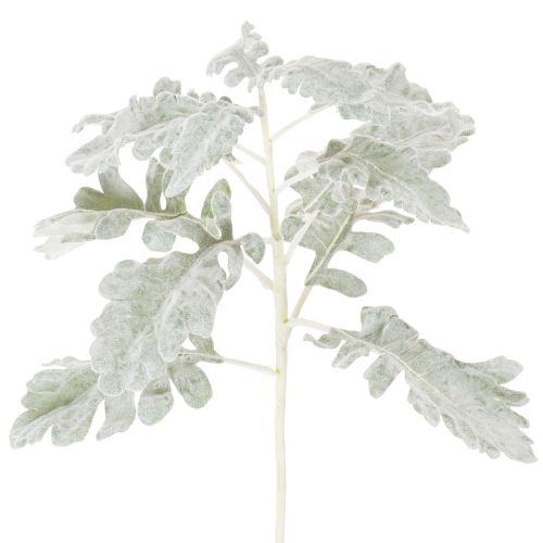 Umělá větvička Senecio, stříbrný list, propracovaná výroba, 45 cm, 3 kusy nakoupit | Floristik24.cz