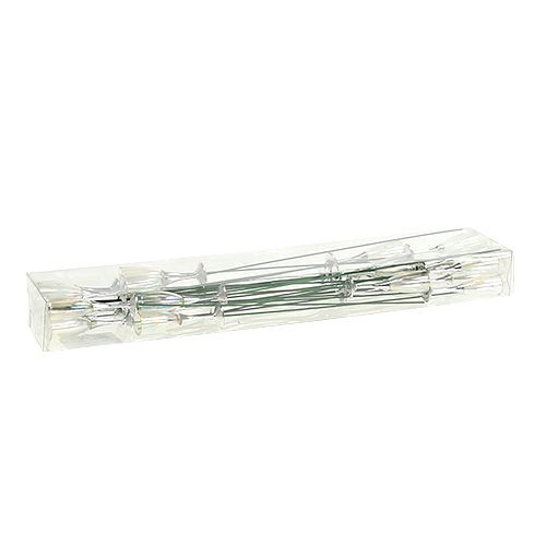 položky Silvestrovská dekorace zátka na šampaňské stříbrná 7,5cm L27cm 12ks