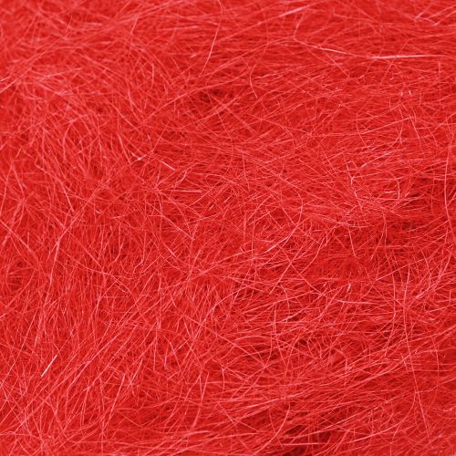 položky Sisal červený, vánoční dekorace, sisalová vlna 300g