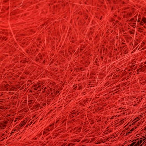 položky Sisal červený bordeaux přírodní vlákno 300g