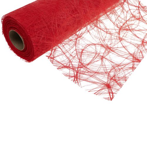 Deco fleece běhoun na stůl Sizoweb® Red 30cm 25m