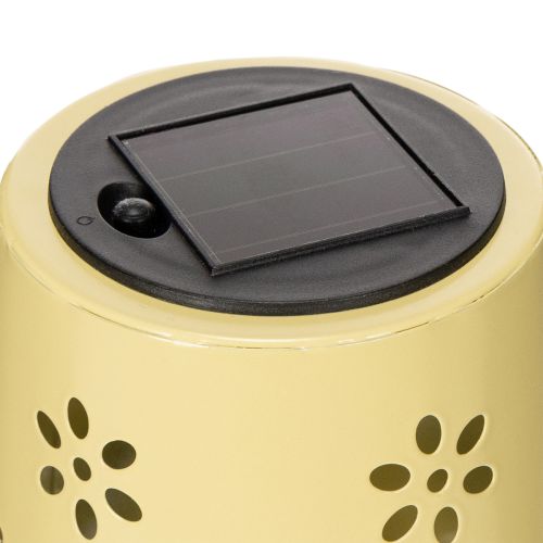 položky Solární stolní lampa s jemným květinovým vzorem na balkon nebo terasu, 28 cm