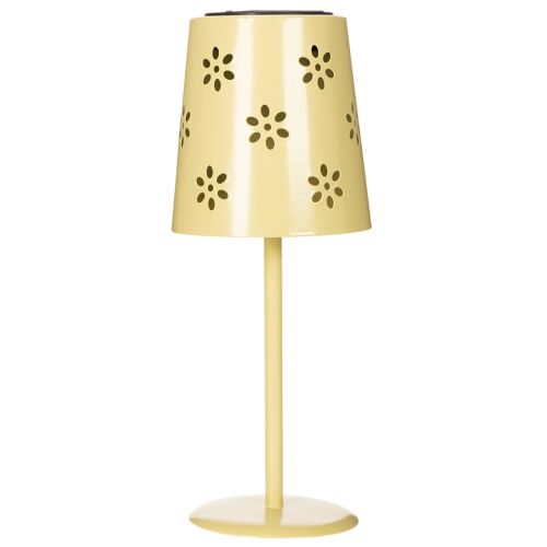 položky Solární stolní lampa s jemným květinovým vzorem na balkon nebo terasu, 28 cm