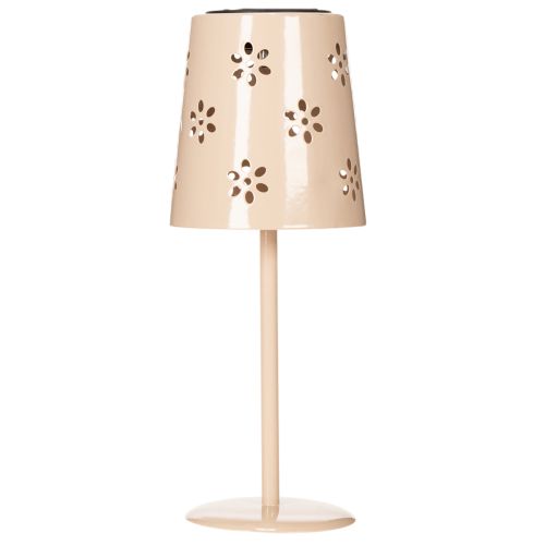 položky Stolní lampa s květinovým vzorem, solární, pro romantické osvětlení zahrady, 28 cm