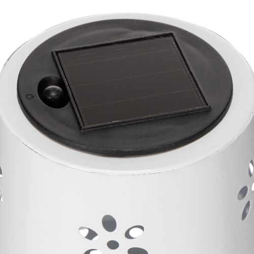 položky Solární stolní lampa s květinovým vzorem pro osvětlení balkonu, terasy nebo zahrady, 28 cm