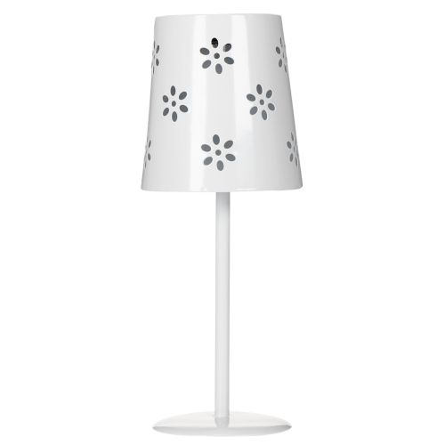 položky Solární stolní lampa s květinovým vzorem pro osvětlení balkonu, terasy nebo zahrady, 28 cm
