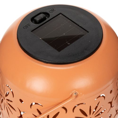 položky Solární lucerna s květinovým vzorem pro romantické večery na zahradě, 26 cm