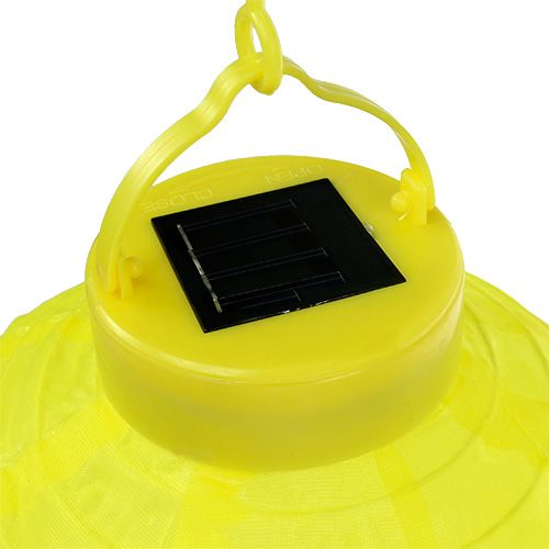 položky Lampion LED se solárním 20cm žlutým