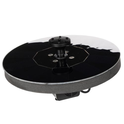 Solární čerpadlo pro zahradní jezírka, plovoucí dekorativní vodní prvek s LED, 16 cm