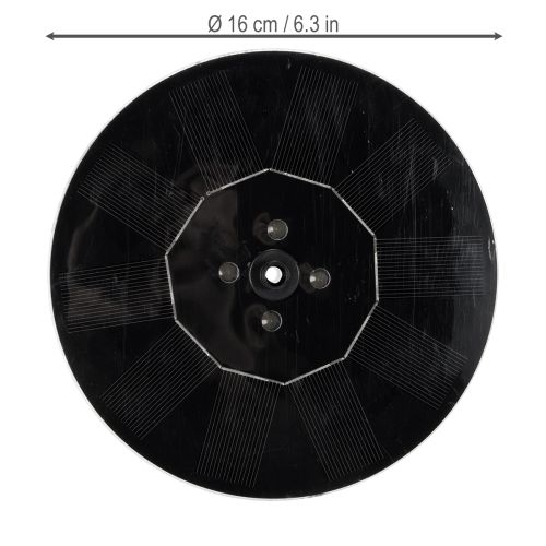 položky Solární čerpadlo pro zahradní jezírka, plovoucí dekorativní vodní prvek s LED, 16 cm