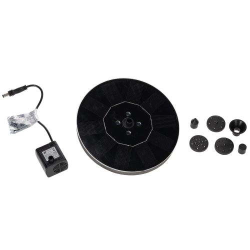 položky Solární čerpadlo pro zahradní jezírka, plovoucí dekorativní vodní prvek s LED, 16 cm