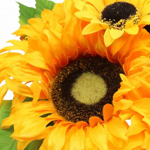 položky Dekorativní kytice ze svazku slunečnic žlutá 30cm