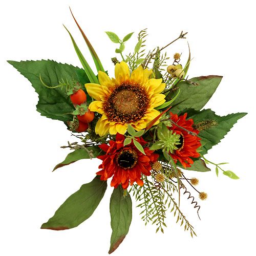 Floristik24 Kytice slunečnic žlutá 24cm