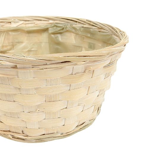 Floristik24 Podnos na třísky kulatý bělený 8ks. Ø 20 cm