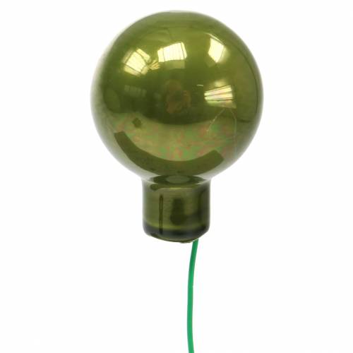 Floristik24 Vánoční dekorace zrcadlo bobule zelené Ø2,5cm 140p