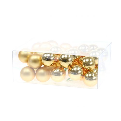 položky Zrcadlové bobule Gold Mix Ø40mm 32 ks