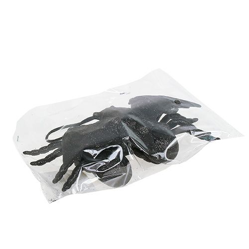 položky Figurky pavouka, netopýra černé 10cm, 14cm 3 ks